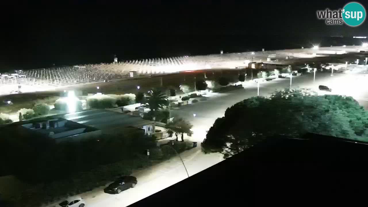 The beach of Bibione webcam – Italy