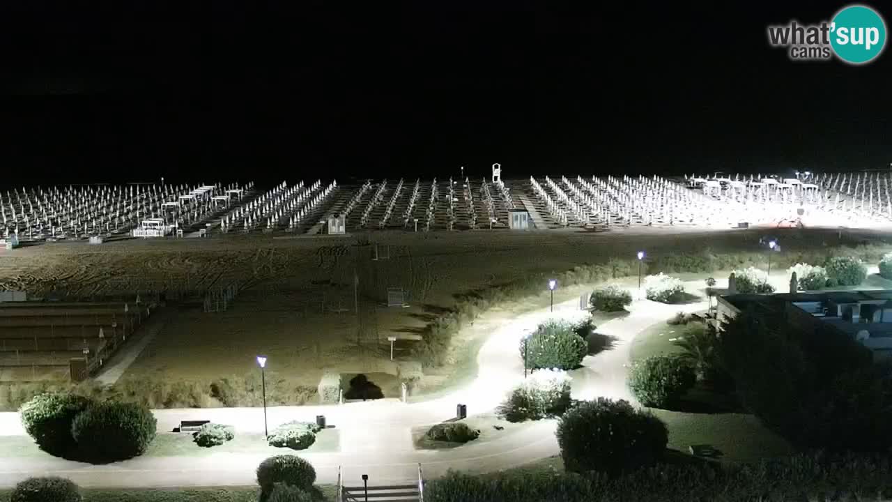 La camera en vivo de la playa de Bibione – Italia