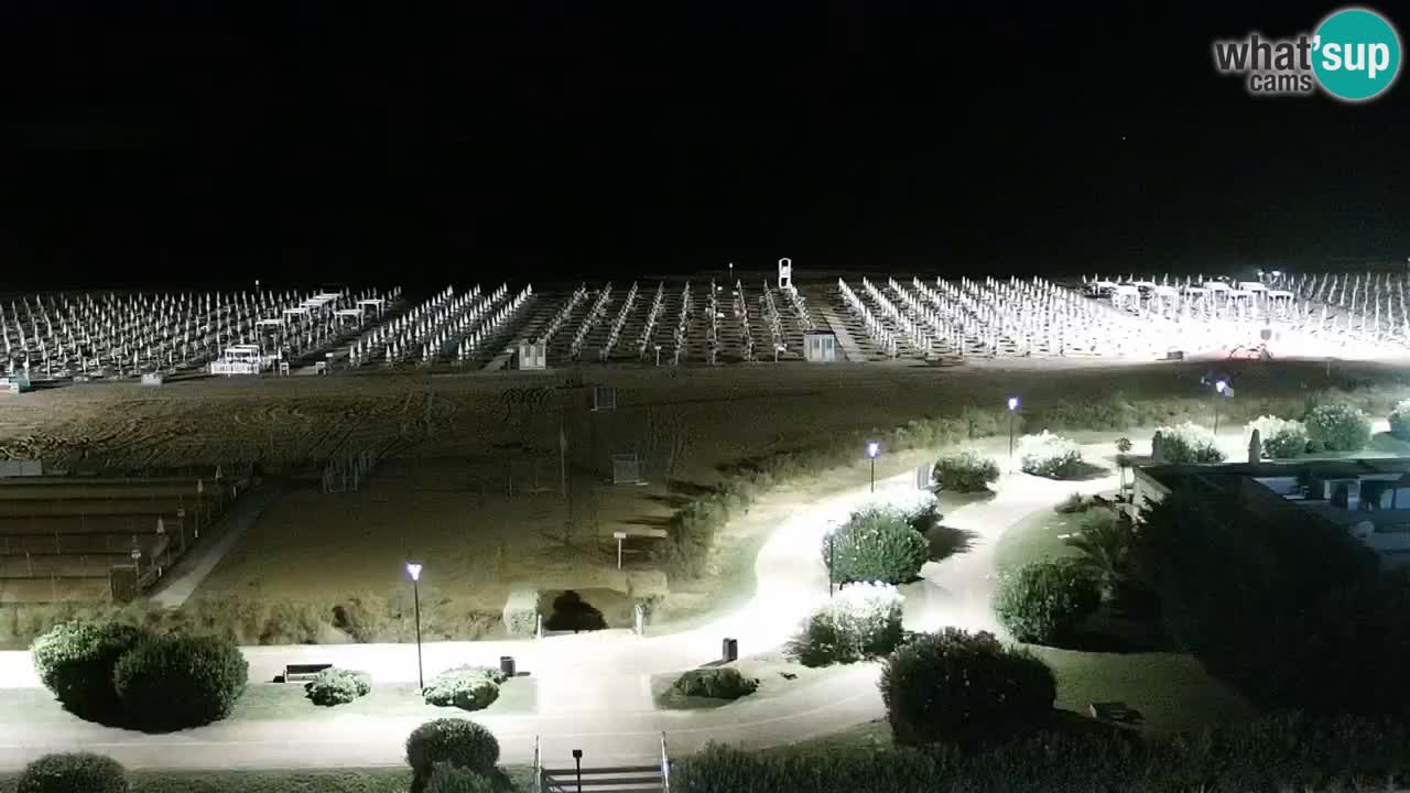 The beach of Bibione webcam – Italy