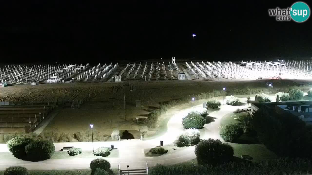 La camera en vivo de la playa de Bibione – Italia