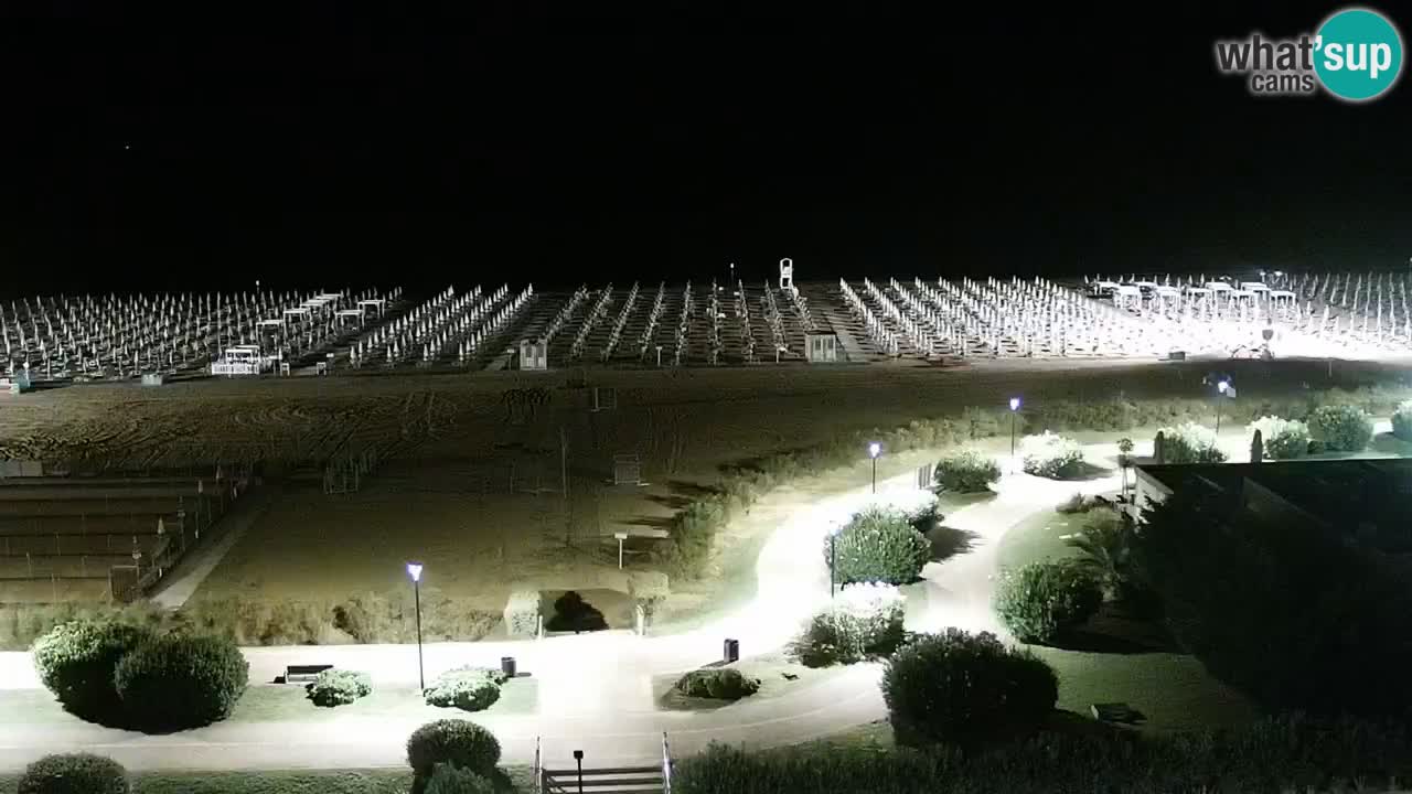 La camera en vivo de la playa de Bibione – Italia