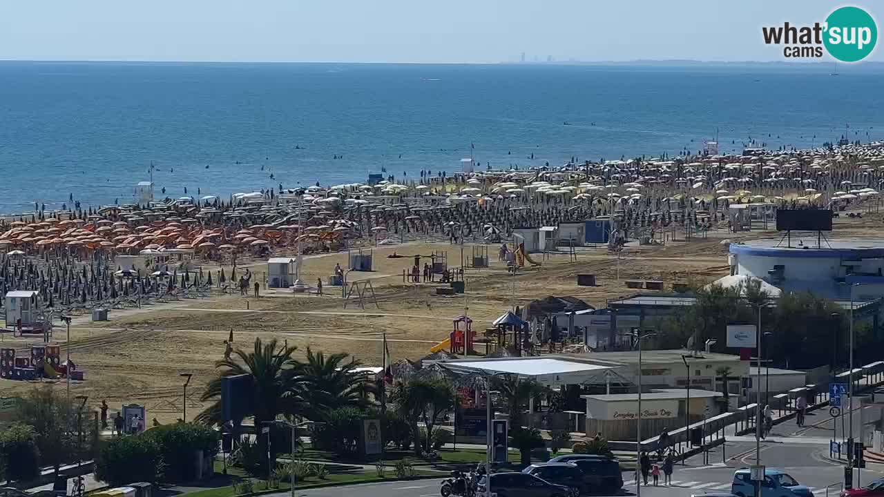 The beach of Bibione webcam – Italy
