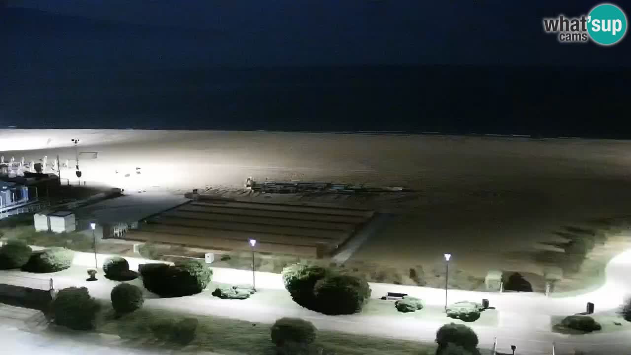 The beach of Bibione webcam – Italy