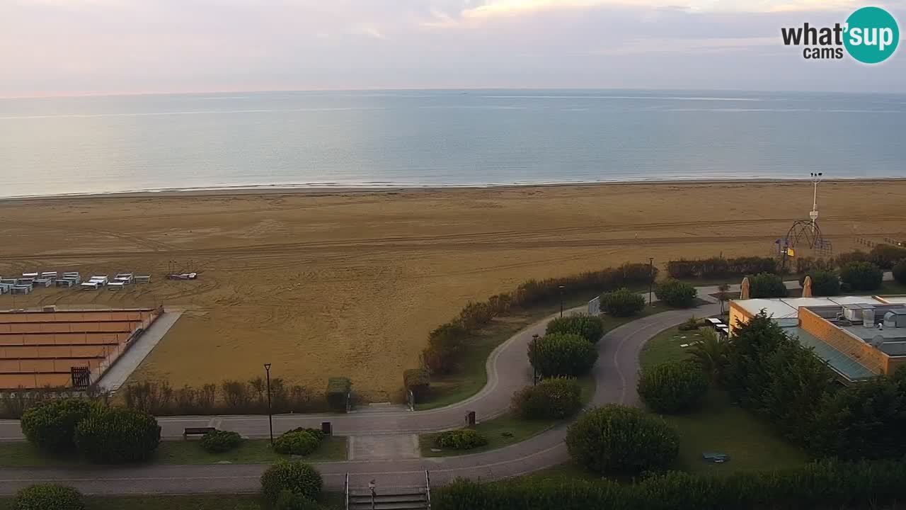 The beach of Bibione webcam – Italy