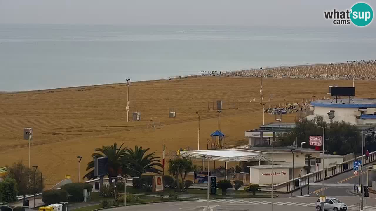 The beach of Bibione webcam – Italy