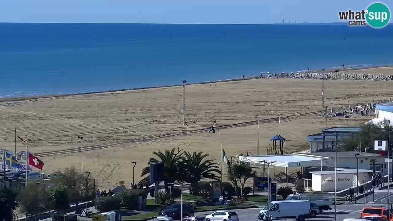 The beach of Bibione webcam – Italy