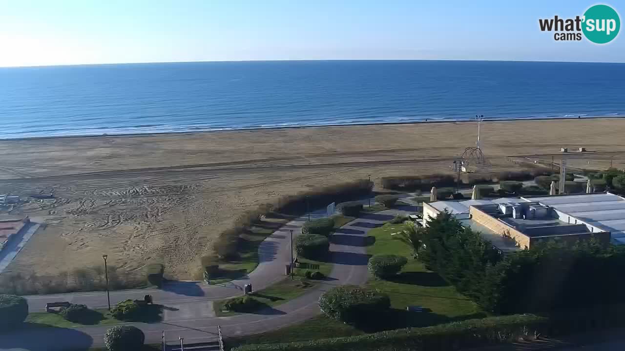 The beach of Bibione webcam – Italy