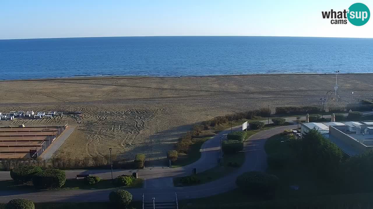 La camera en vivo de la playa de Bibione – Italia