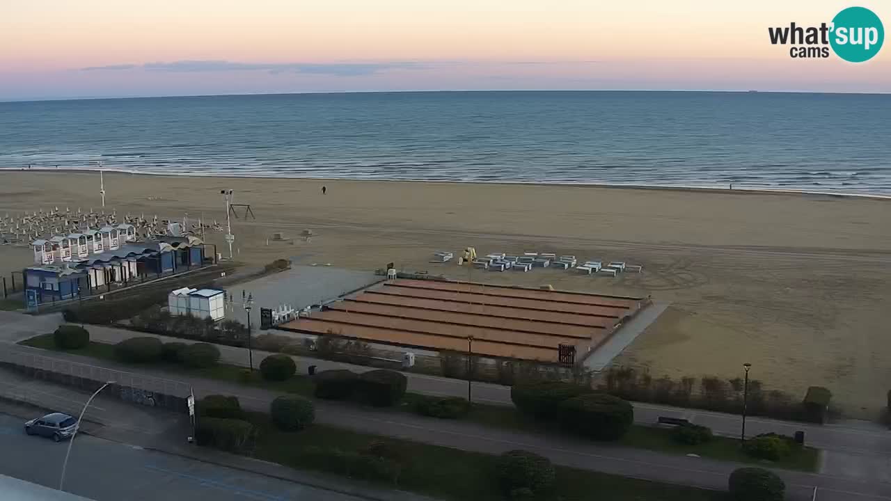 The beach of Bibione webcam – Italy