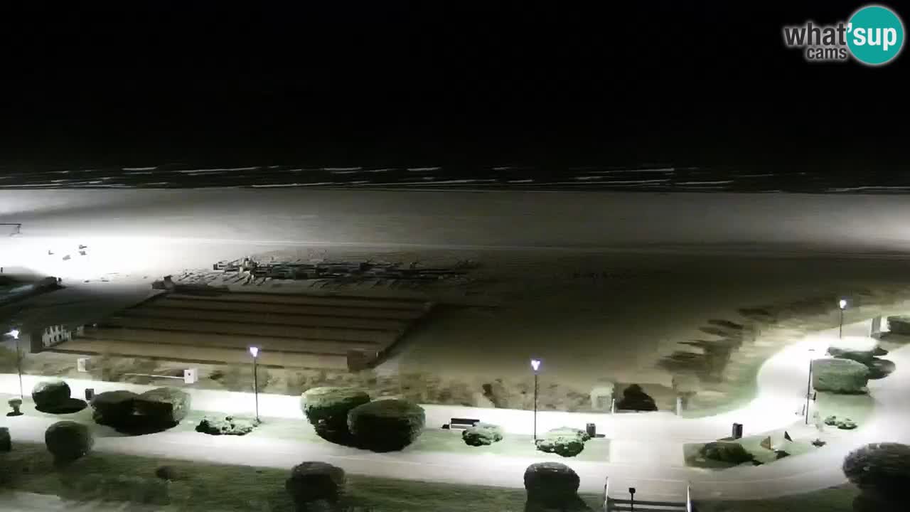 La camera en vivo de la playa de Bibione – Italia
