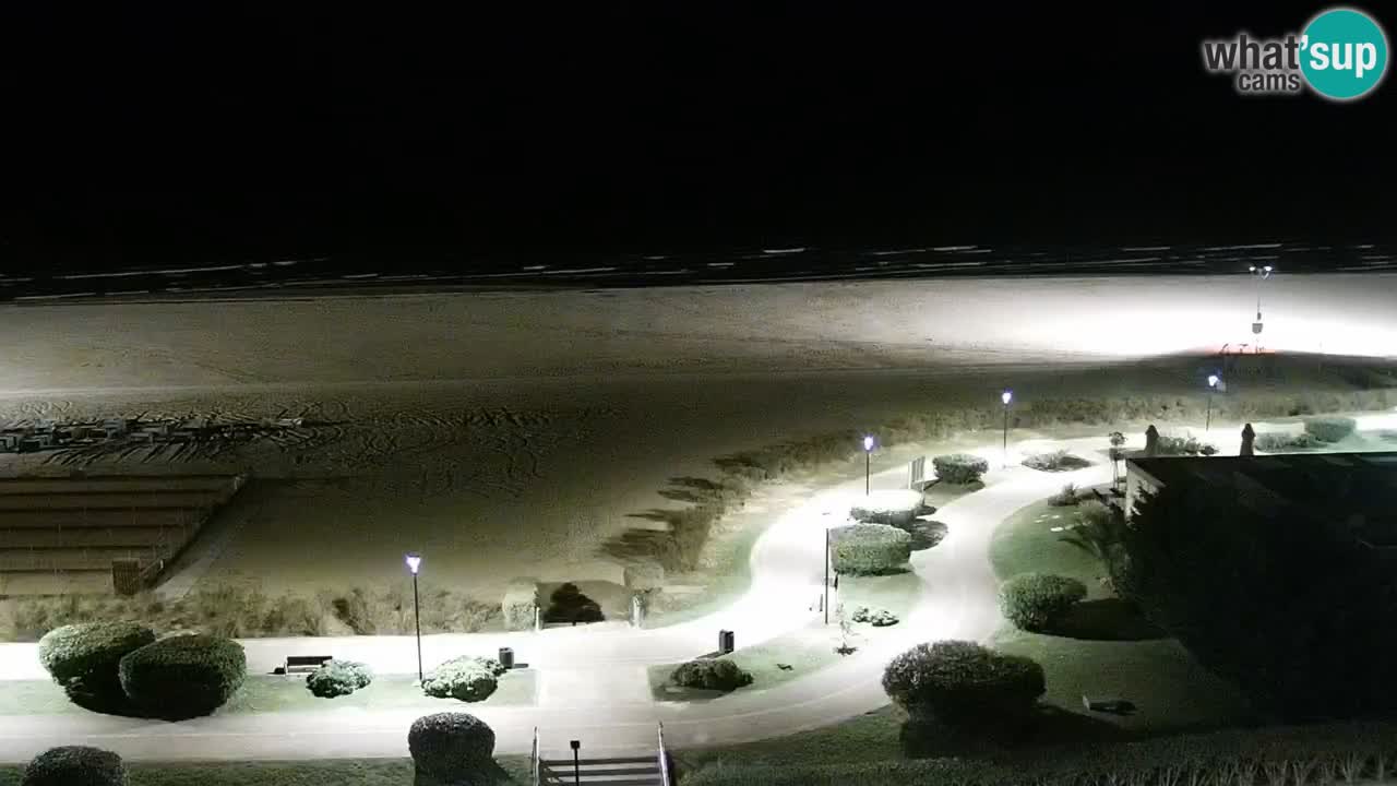 Plaža Bibione Spletna kamera – Italija