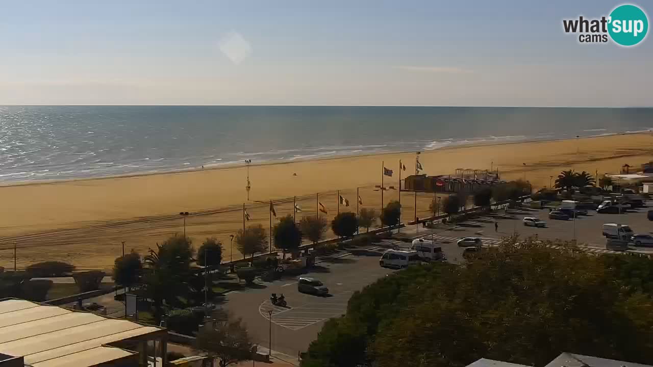The beach of Bibione webcam – Italy