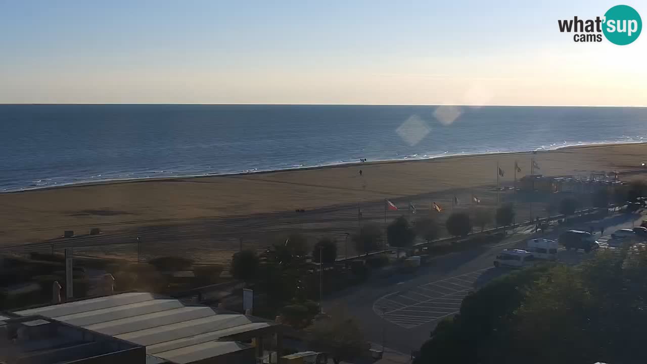 The beach of Bibione webcam – Italy