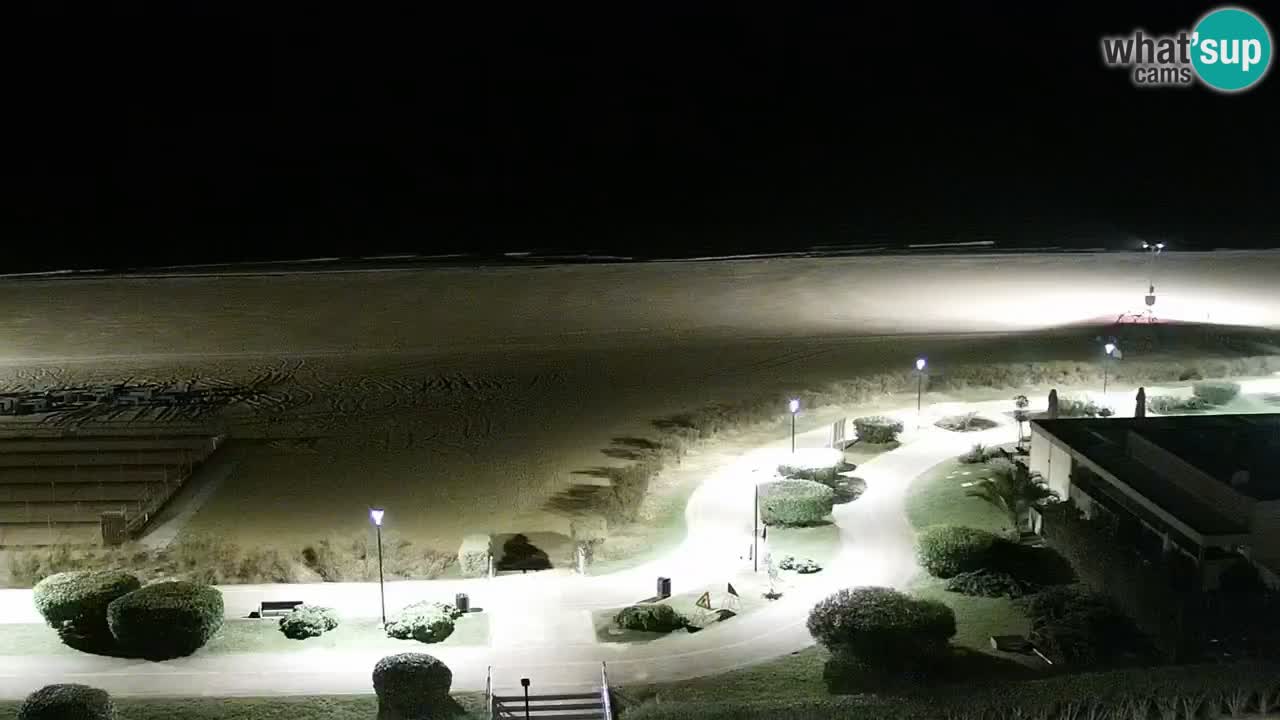 La spiaggia di Bibione webcam live e piazzale Zenit