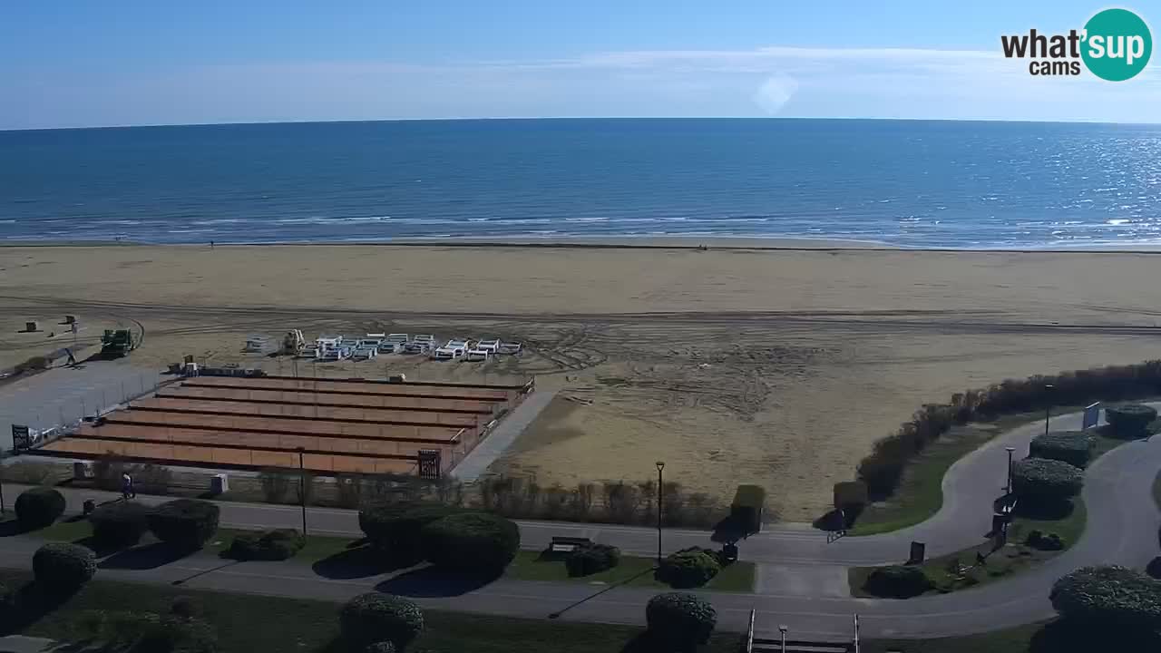 La camera en vivo de la playa de Bibione – Italia