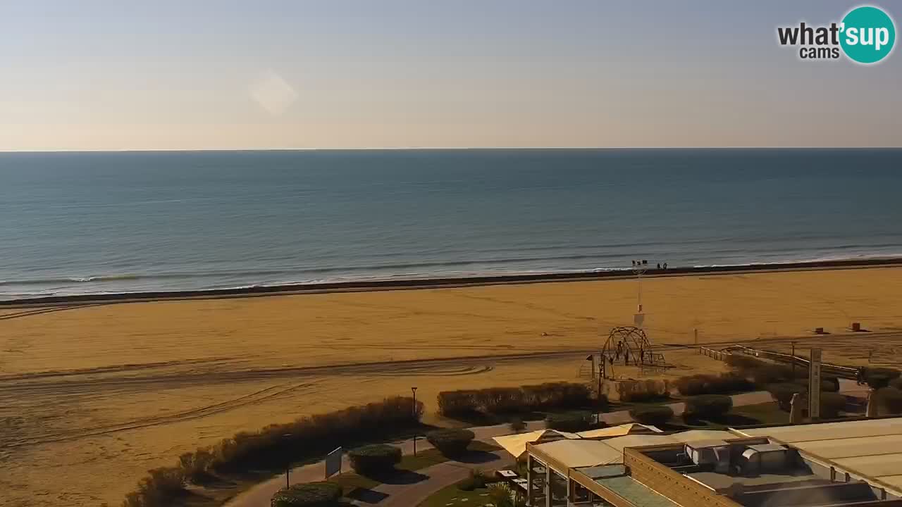 The beach of Bibione webcam – Italy
