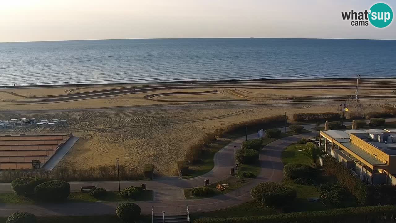 La camera en vivo de la playa de Bibione – Italia