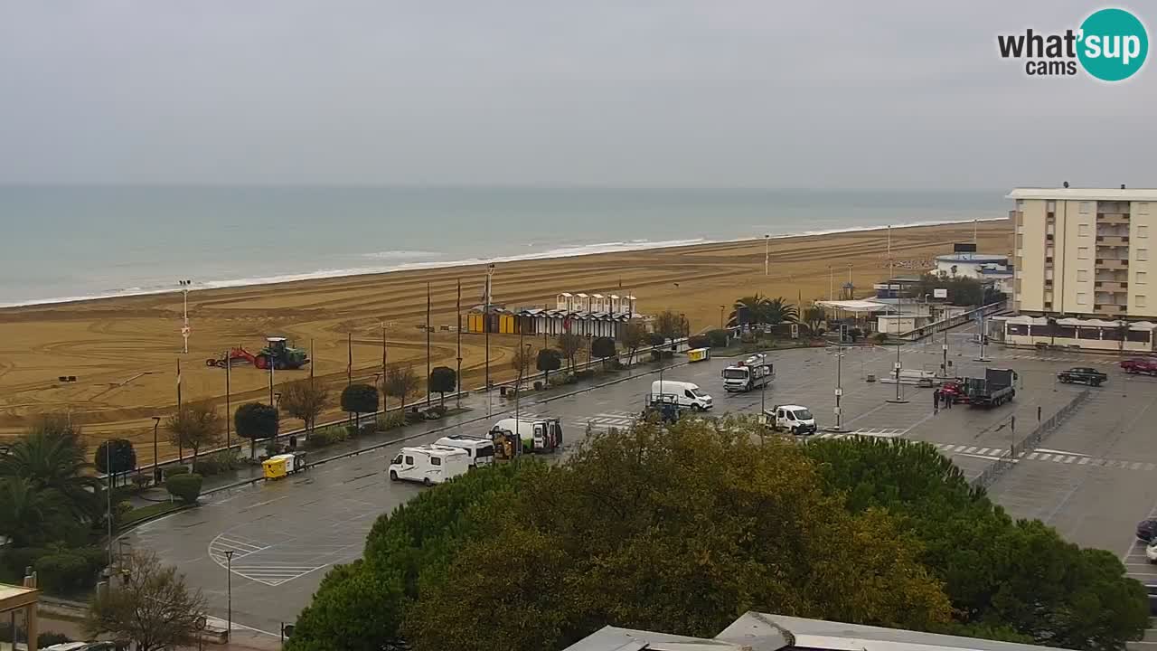 La camera en vivo de la playa de Bibione – Italia