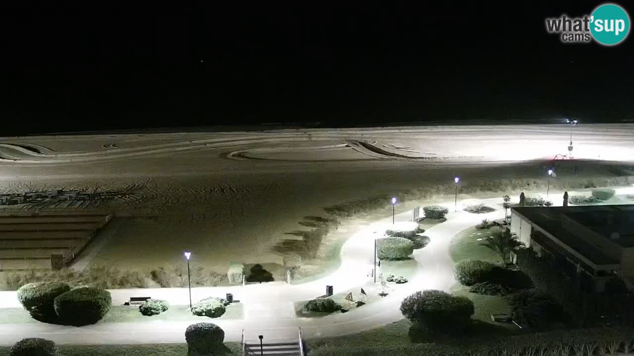 The beach of Bibione webcam – Italy