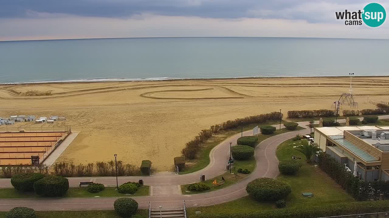 La camera en vivo de la playa de Bibione – Italia