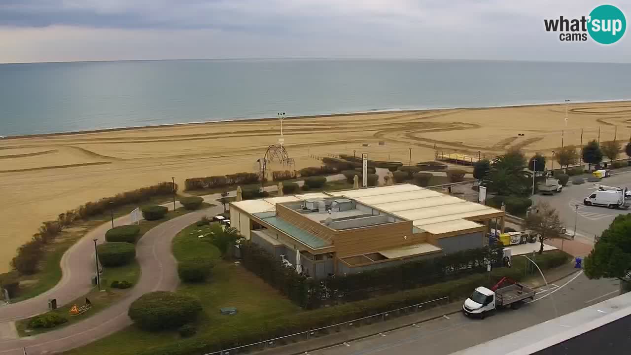 The beach of Bibione webcam – Italy