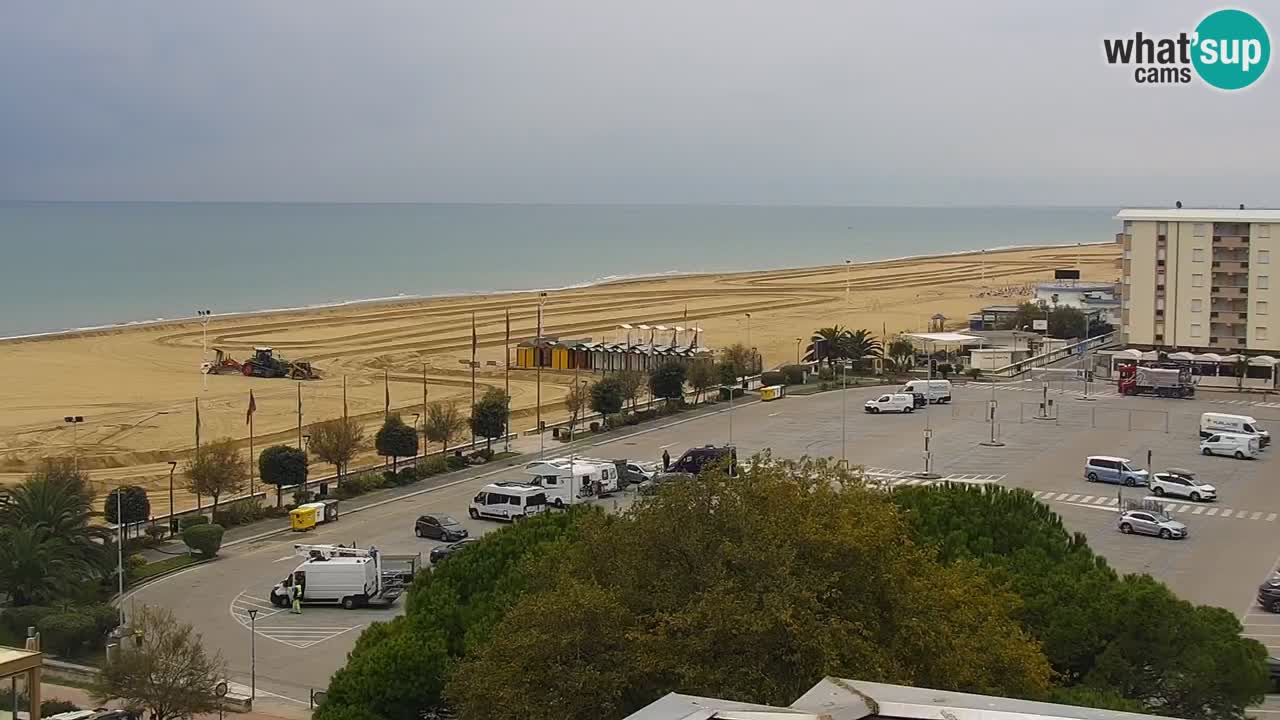 La spiaggia di Bibione webcam live e piazzale Zenit