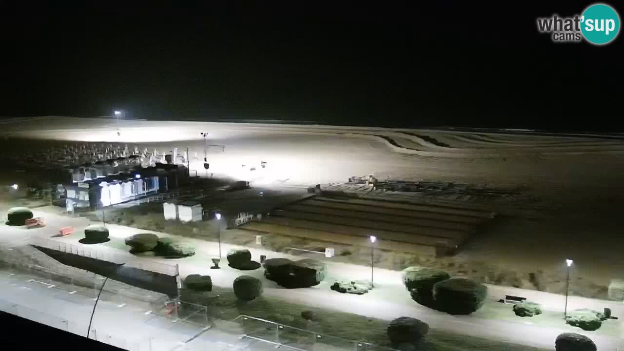 La camera en vivo de la playa de Bibione – Italia