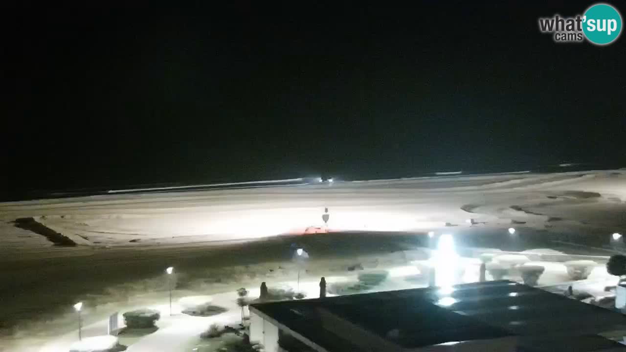 La spiaggia di Bibione webcam live e piazzale Zenit