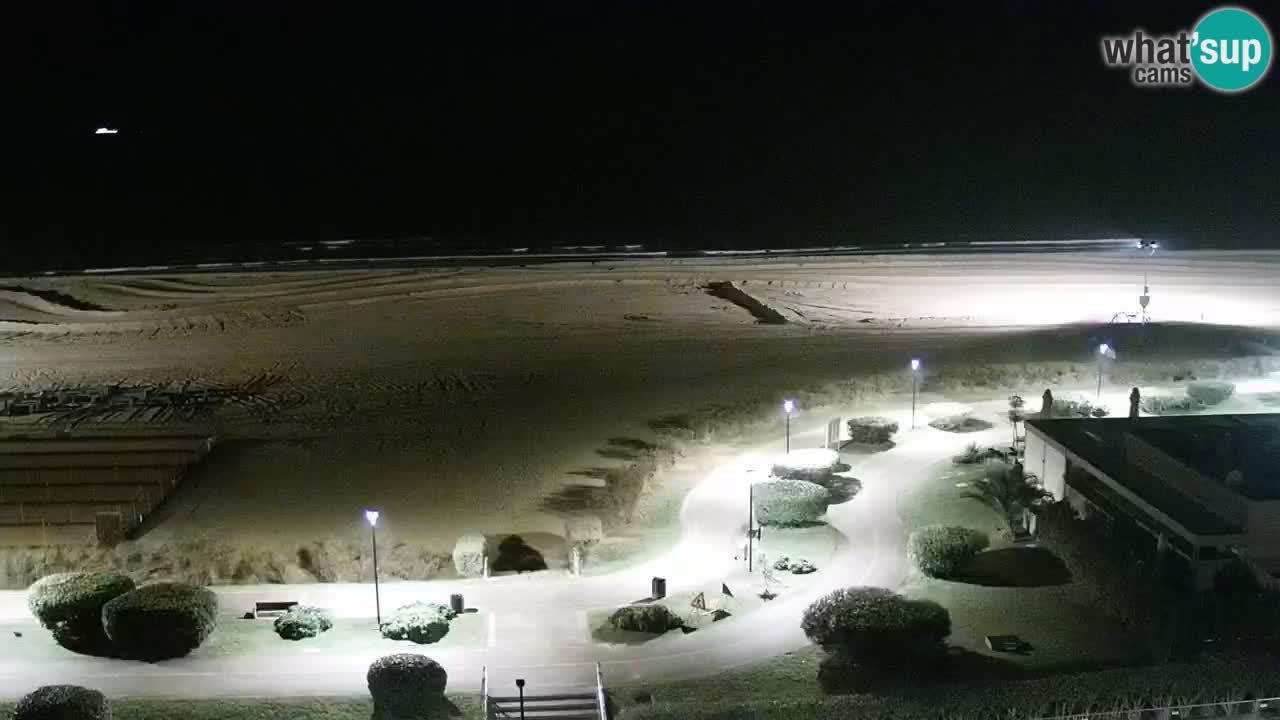 La spiaggia di Bibione webcam live e piazzale Zenit