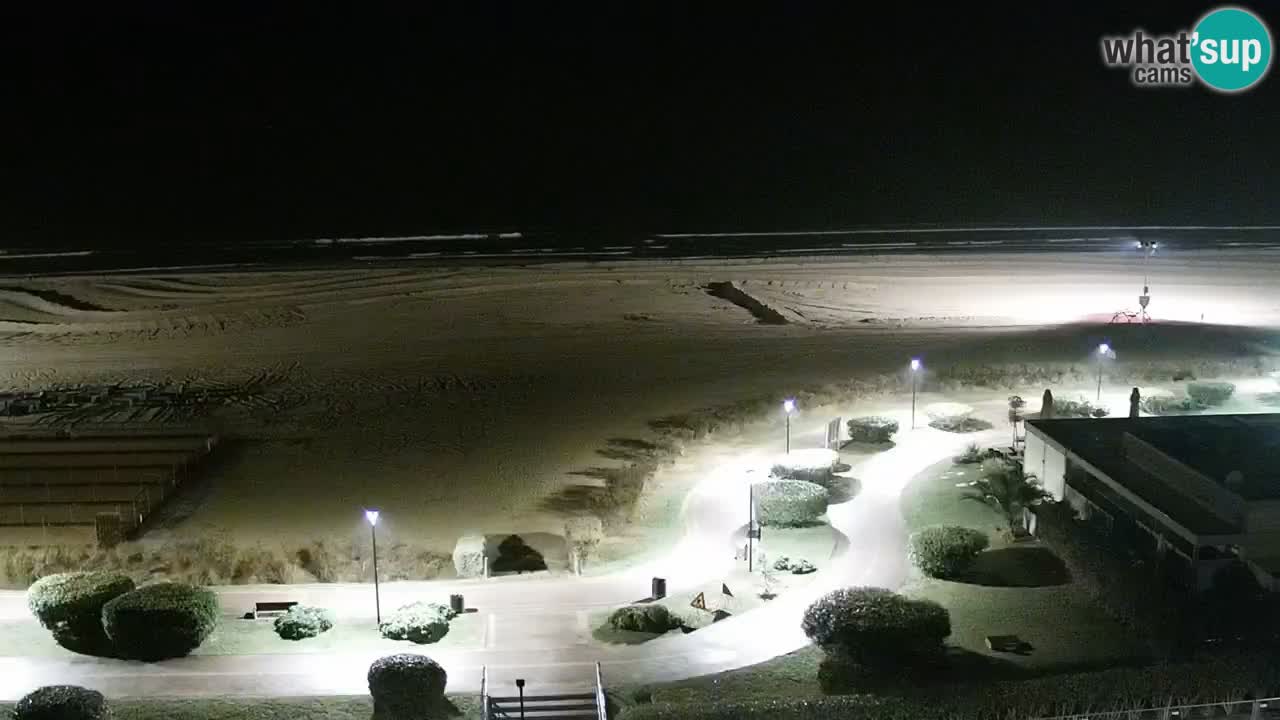 The beach of Bibione webcam – Italy