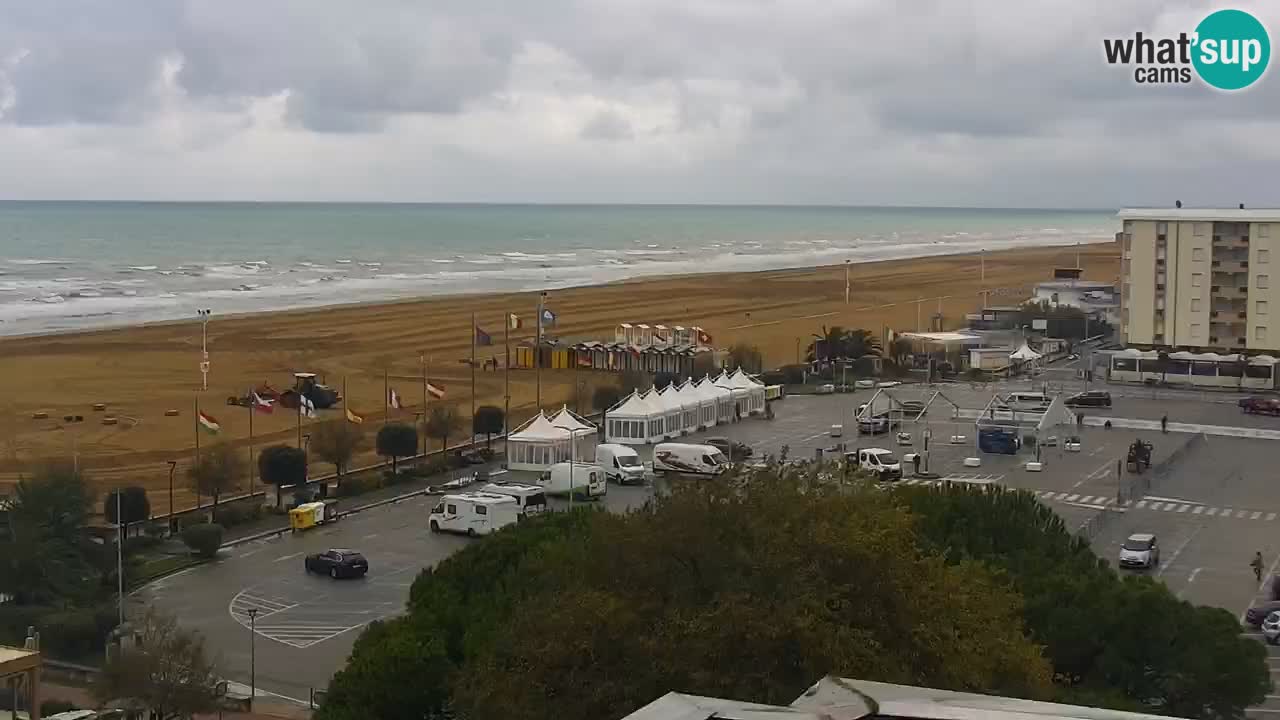 The beach of Bibione webcam – Italy