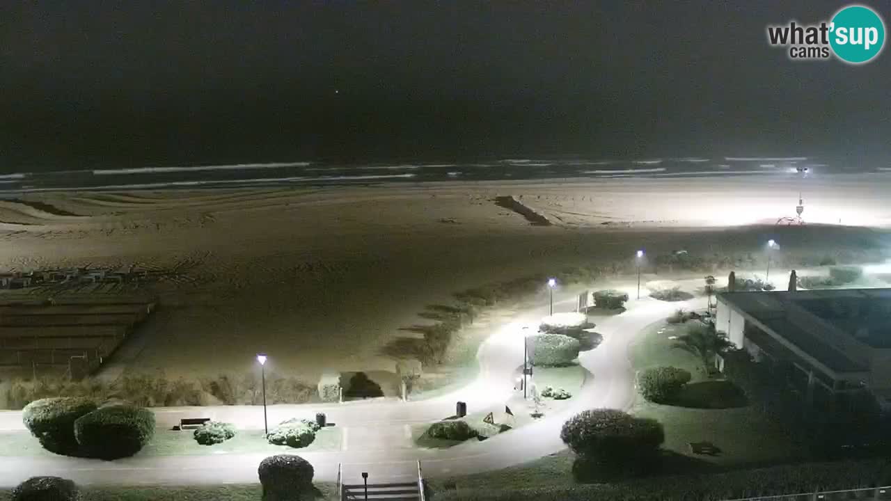 The beach of Bibione webcam – Italy