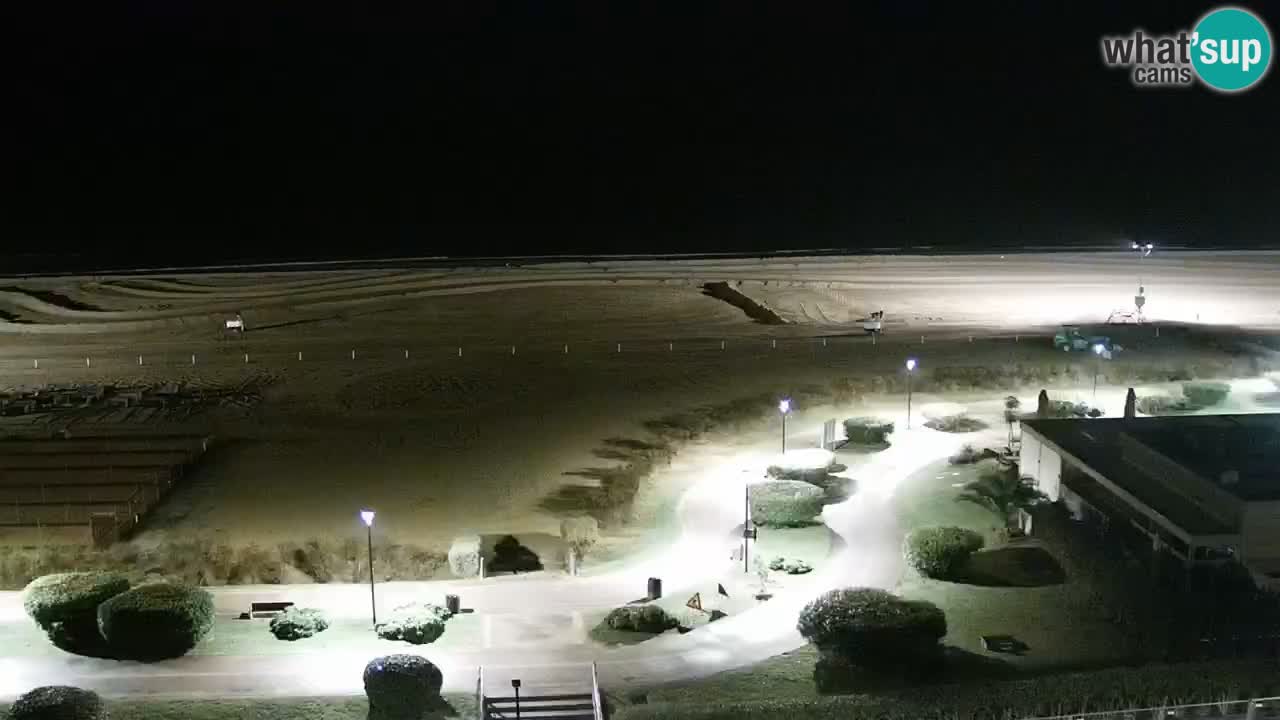 The beach of Bibione webcam – Italy
