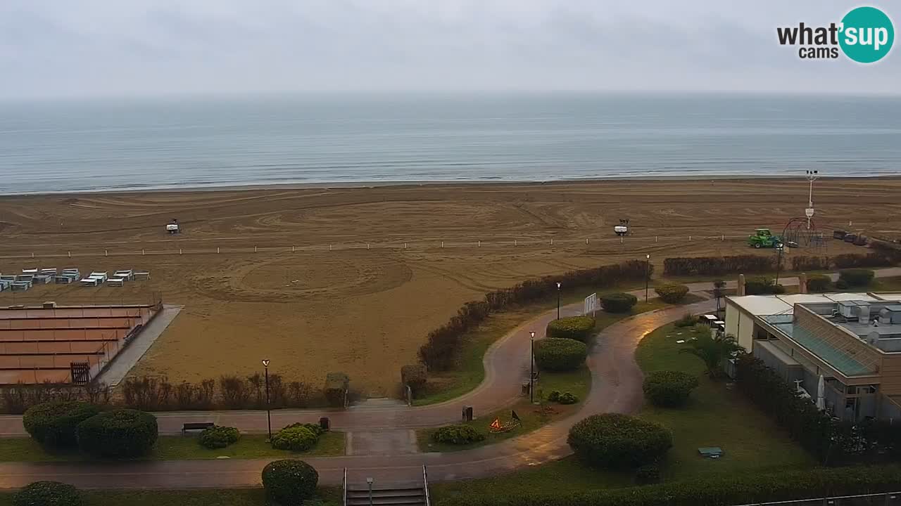 The beach of Bibione webcam – Italy