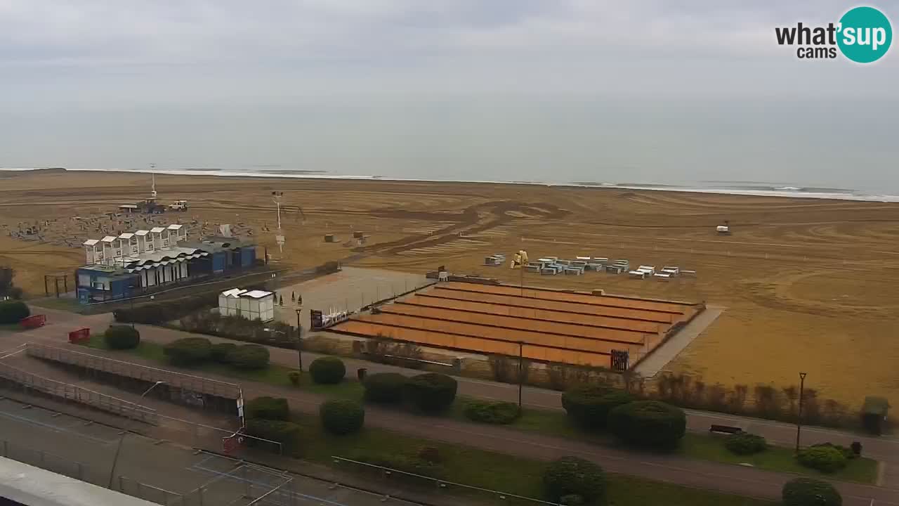 La camera en vivo de la playa de Bibione – Italia