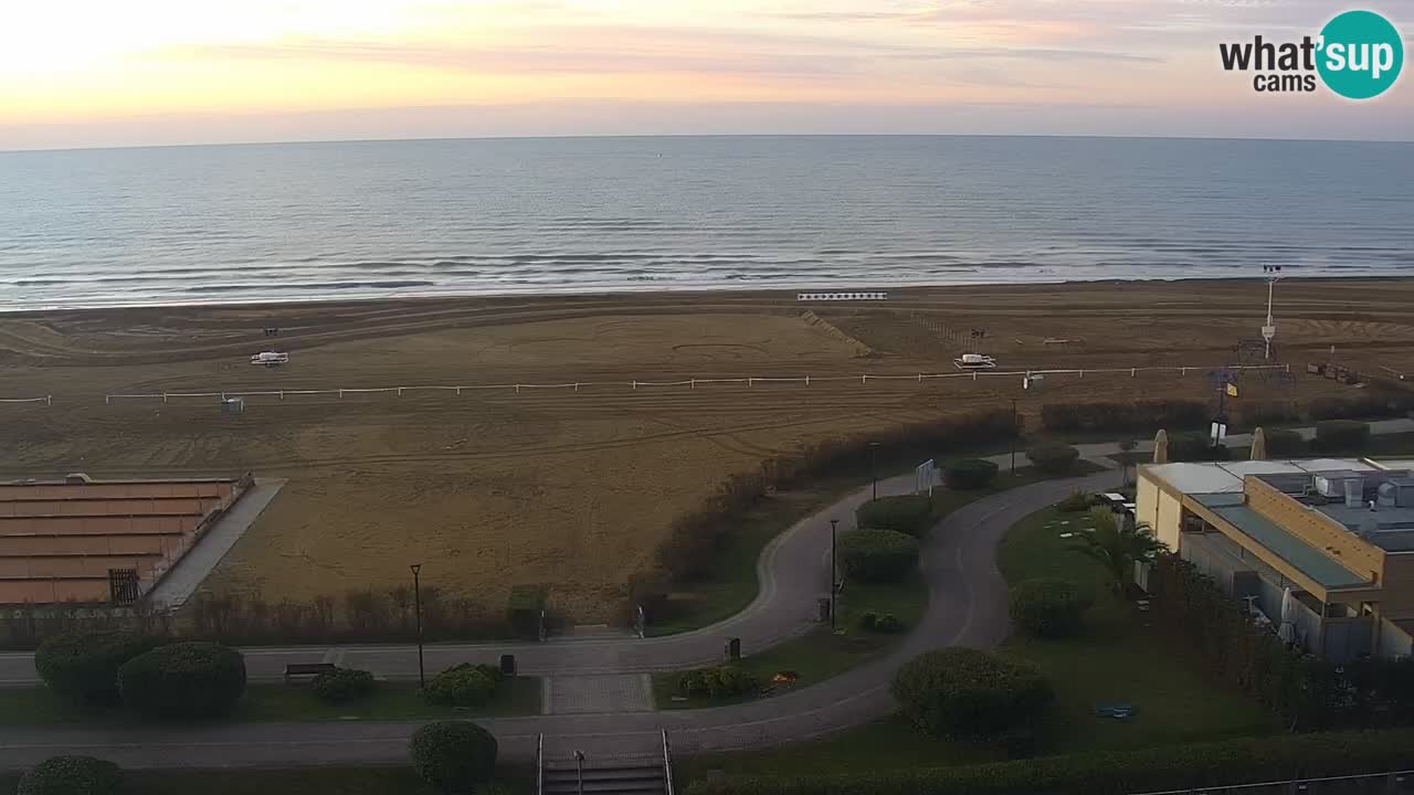 The beach of Bibione webcam – Italy
