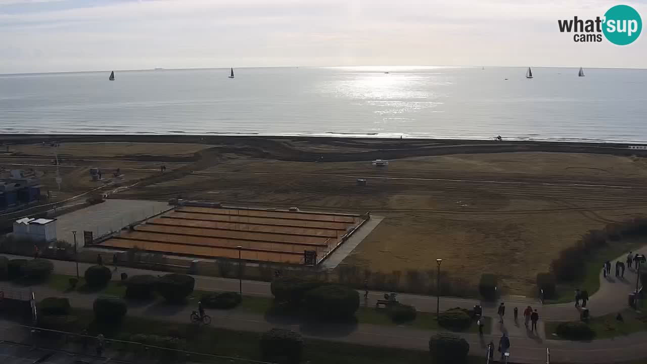 Der Strand von Bibione Webcam – Italien