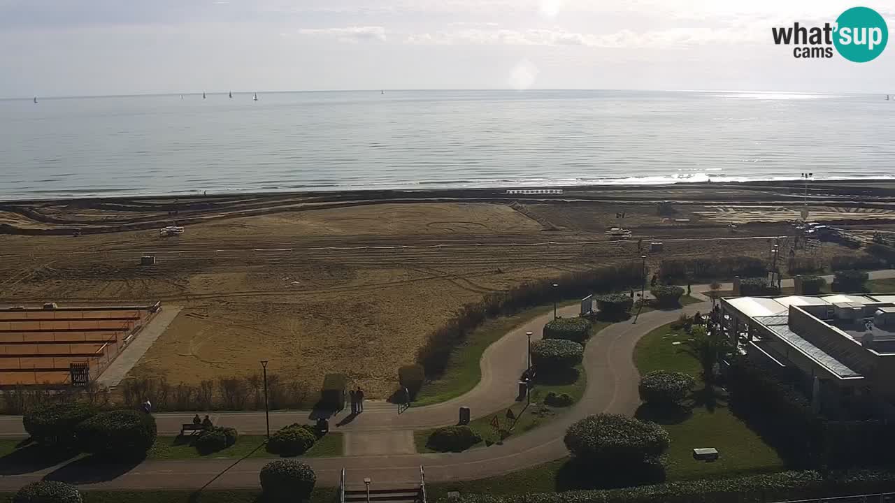 Plaža Bibione Spletna kamera – Italija