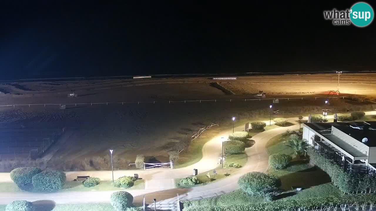 La camera en vivo de la playa de Bibione – Italia