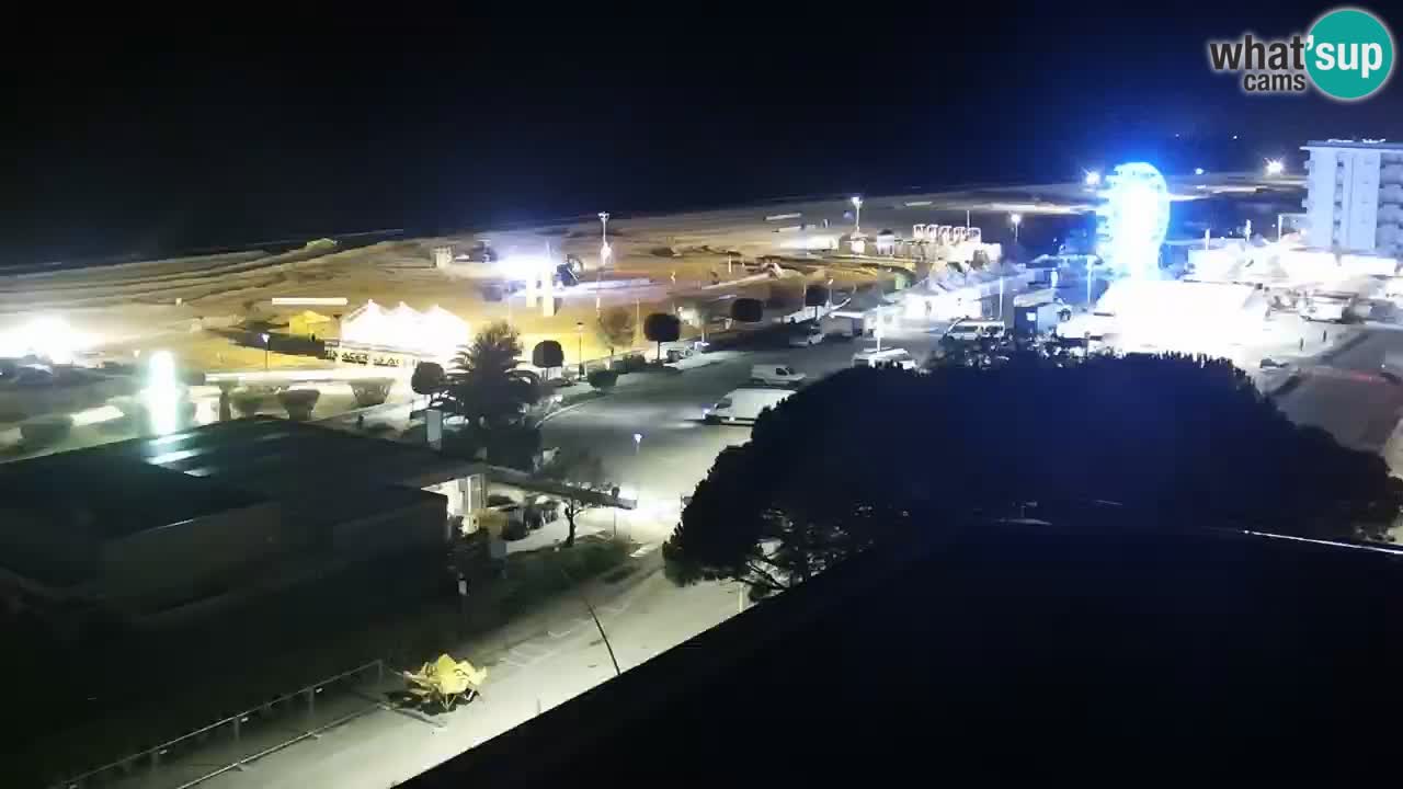 The beach of Bibione webcam – Italy