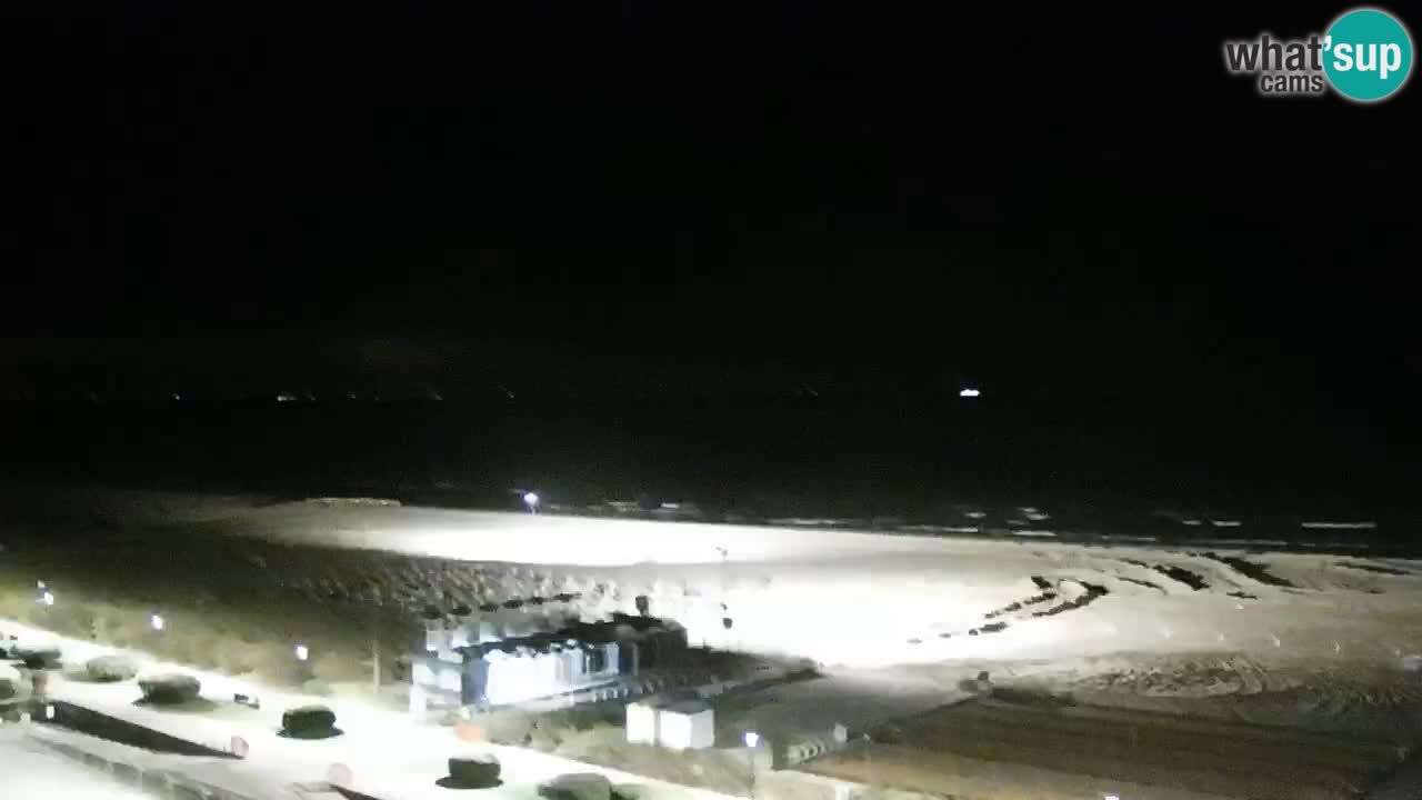 The beach of Bibione webcam – Italy