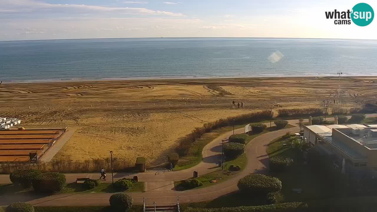 The beach of Bibione webcam – Italy