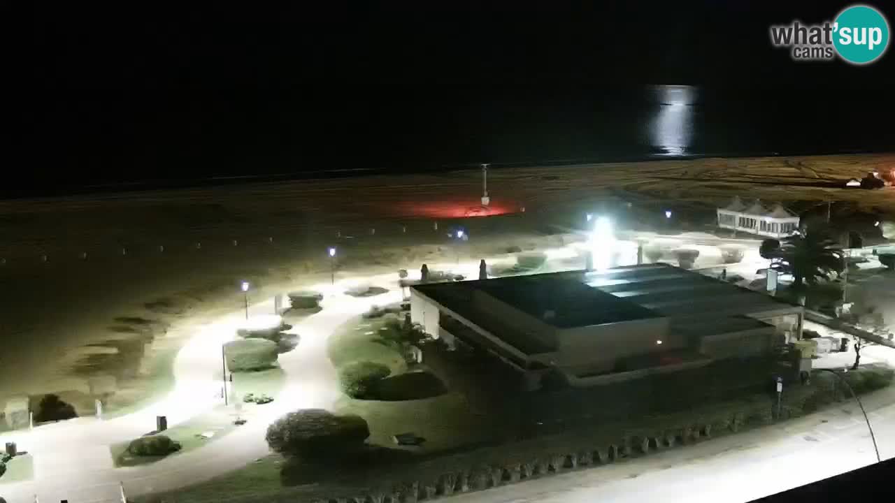 The beach of Bibione webcam – Italy