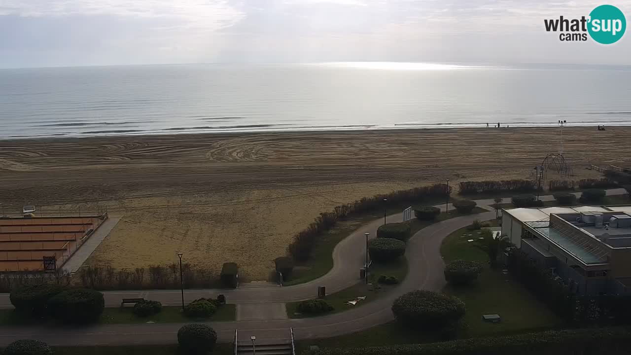 The beach of Bibione webcam – Italy