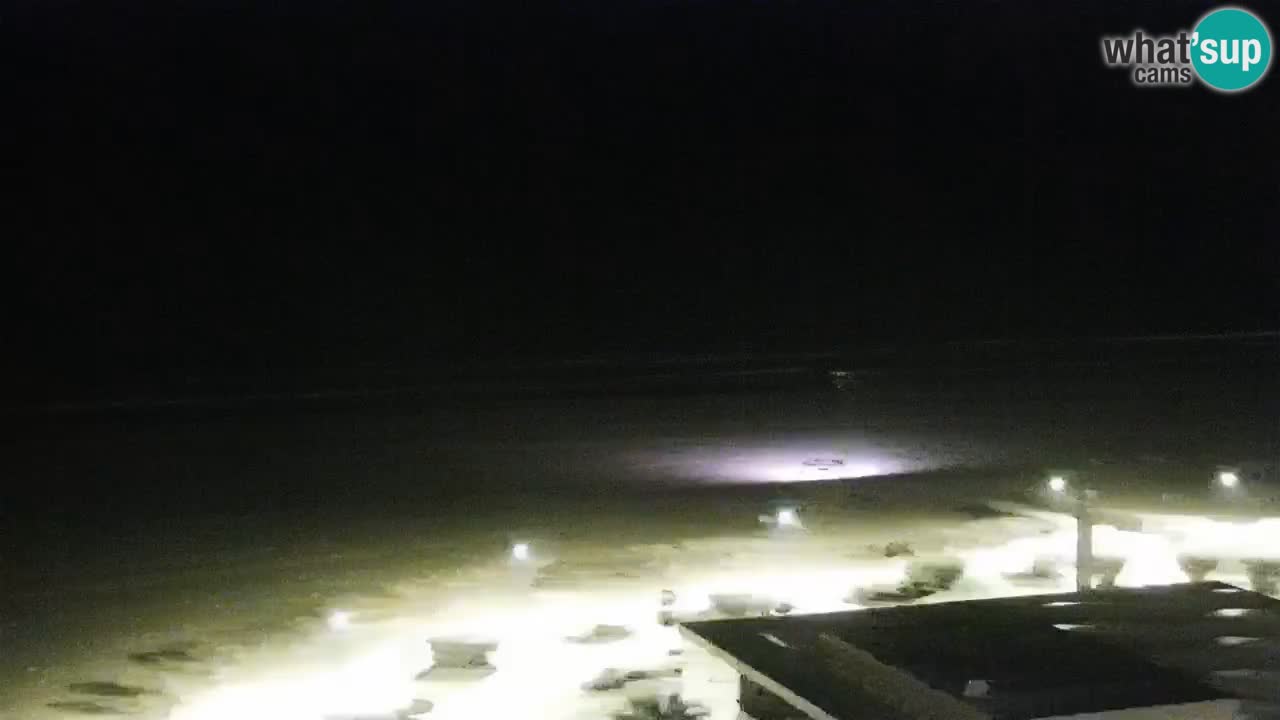 The beach of Bibione webcam – Italy