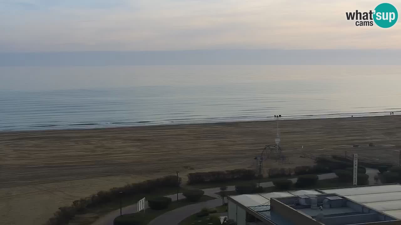 The beach of Bibione webcam – Italy