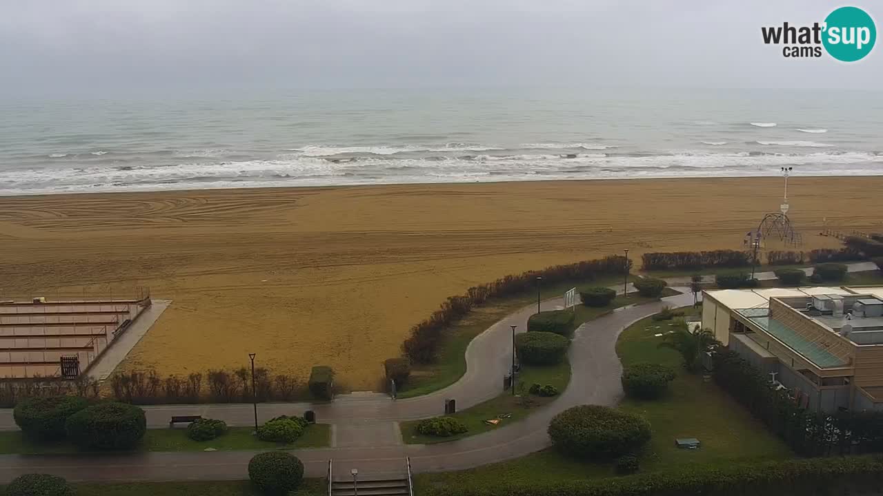 La camera en vivo de la playa de Bibione – Italia