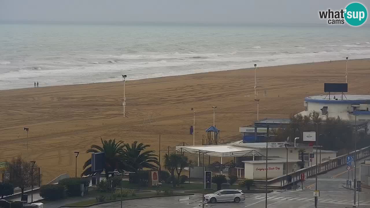 The beach of Bibione webcam – Italy