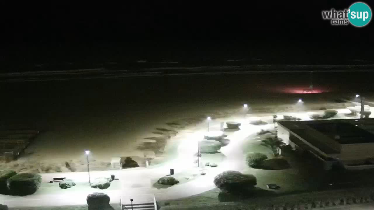 The beach of Bibione webcam – Italy