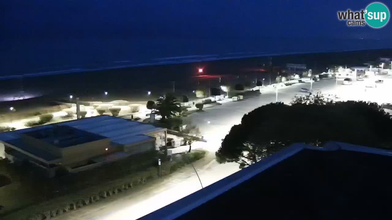La spiaggia di Bibione webcam live e piazzale Zenit